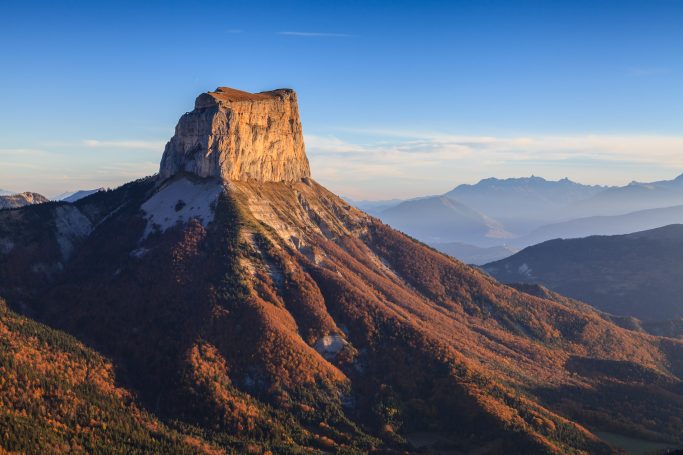 Mont Aiguille en automne