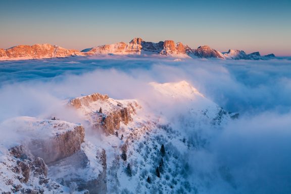Juste au-dessus des nuages