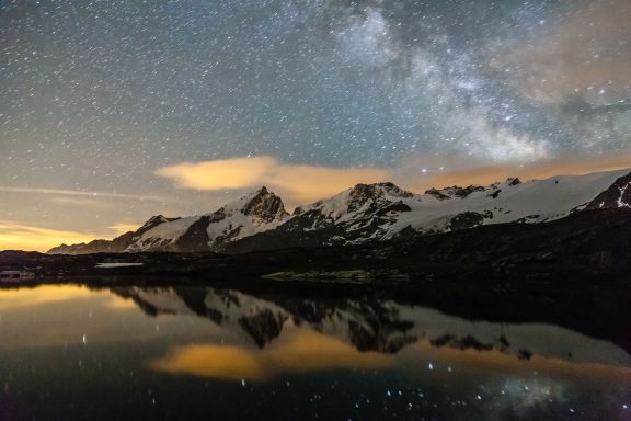 Voie Lactée sur la Meije