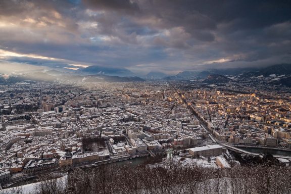 Grenoble sous la neige